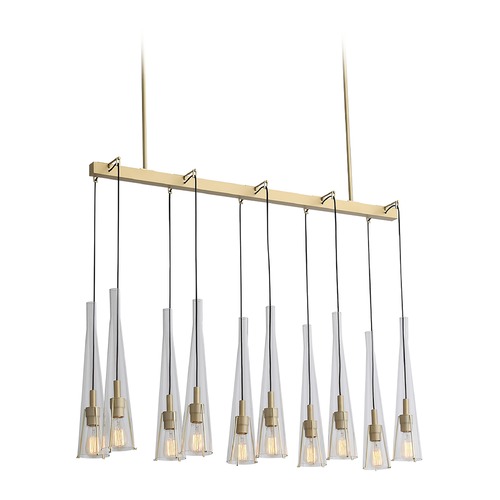 Abbey Park Brushed Brass Pendant by Avenue Lighting