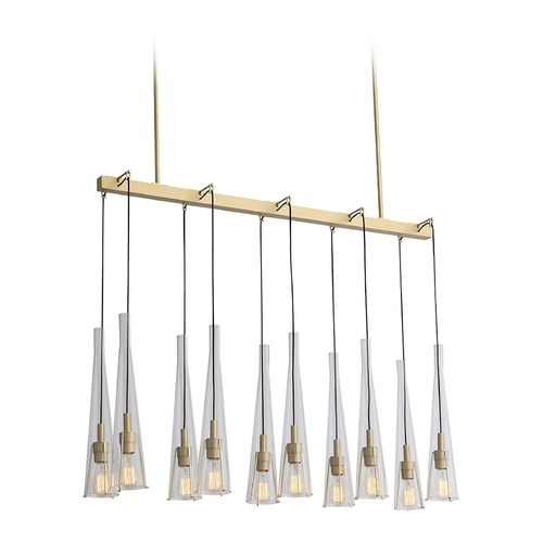 Avenue Lighting Abbey Park Brushed Brass Pendant by Avenue Lighting HF8133-BB