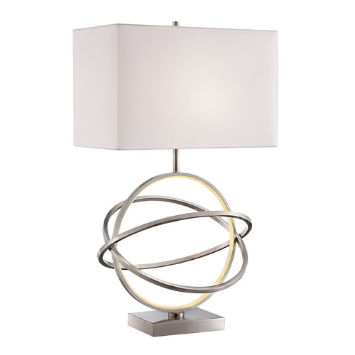 Lite Source Lighting Orville Brushed Nickel Table Lamp by Lite Source Lighting LS-23167