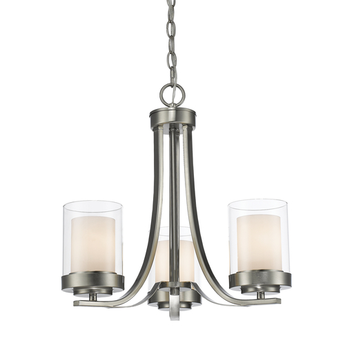 Willow Brushed Nickel Chandelier by Z-Lite
