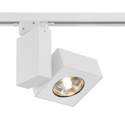 30W LED Squared Track Head in White by Eurofase Lighting