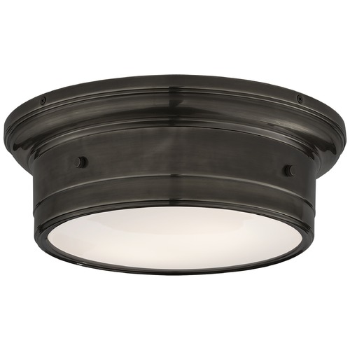 Studio VC Siena Small Flush Mount in Bronze by Visual Comfort Signature
