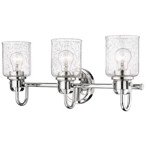 Z-Lite Kinsley Chrome Bathroom Light by Z-Lite 340-3V-CH