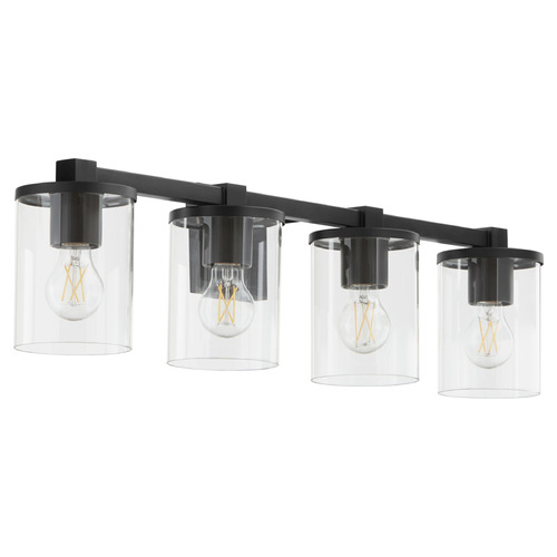 Quorum Lighting Bolton Matte Black Bathroom Light by Quorum Lighting 523-4-59