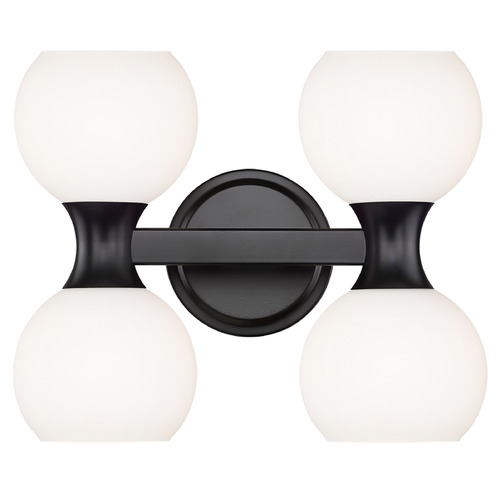 Z-Lite Artemis Matte Black Bathroom Light