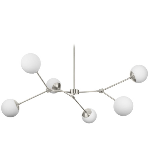 Progress Lighting Adley 5-Light Brushed Nickel Chandelier