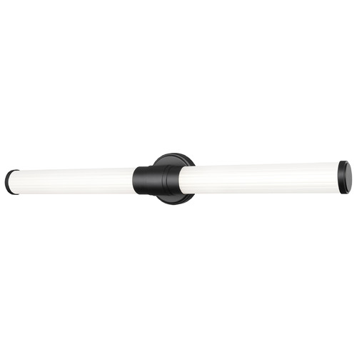Z-Lite Z-Lite Warwick Matte Black LED Vertical Bathroom Light 1020-32W-MB-LED
