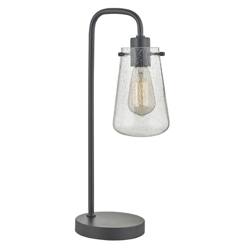 Design Classics Lighting Design Classics Neuvelle Bronze Desk Lamp with Seedy Glass 1856-220