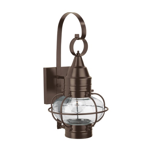 Norwell Lighting Norwell Lighting Classic Onion Bronze Outdoor Wall Light 1513-BR-CL