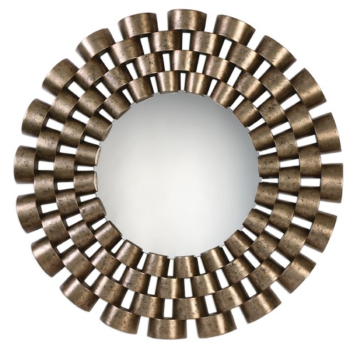 Uttermost Lighting Art Deco Decorative Mirror Silver Taurion by Uttermost Lighting 9136