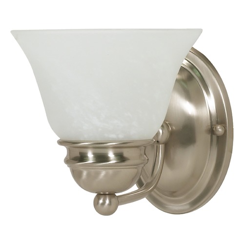 Empire Brushed Nickel Sconce by Nuvo Lighting