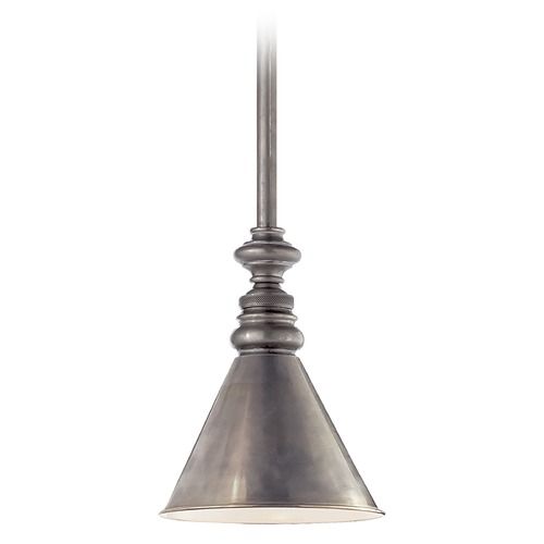 Visual Comfort Signature Collection E.F. Chapman Boston Pendant in Antique Nickel by Visual Comfort Signature SL5125ANSLDAN