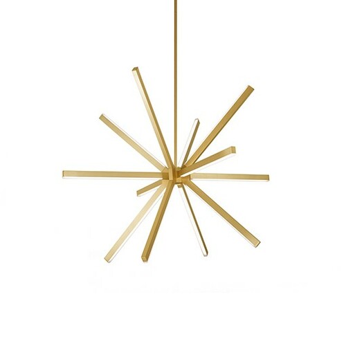 Sirius Brushed Gold LED Chandelier by Kuzco Lighting