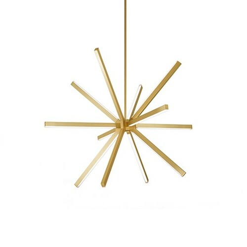 Kuzco Lighting Sirius Brushed Gold LED Chandelier by Kuzco Lighting CH14348-BG