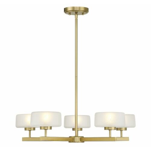 Savoy House Falster 5-Light LED Chandelier in Warm Brass by Savoy House 1-5409-5-322