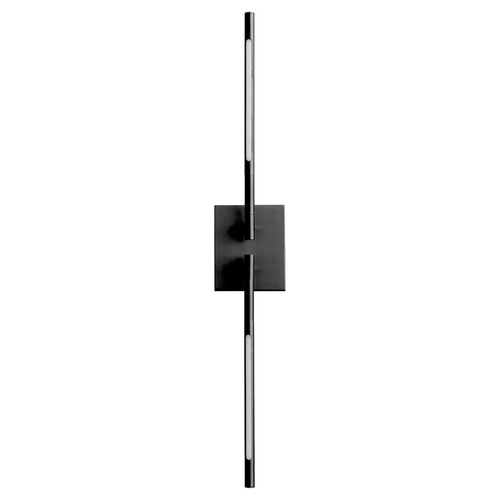 Oxygen Palillos Black LED Sconce