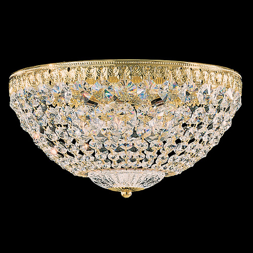 Schonbek Lighting Schonbek Worldwide Lighting Petit Crystal Aurelia Flushmount Light 1562-211R