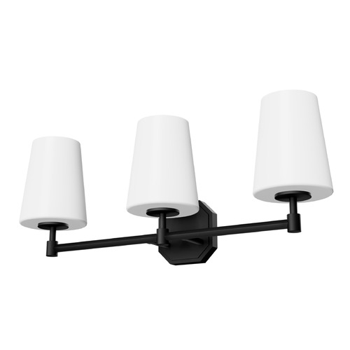 Hunter Fan Company Hunter Fan Company Nolita Matte Black Bathroom Light 48055