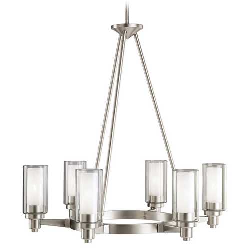 Circolo 26-Inch Chandelier in Brushed Nickel by Kichler Lighting