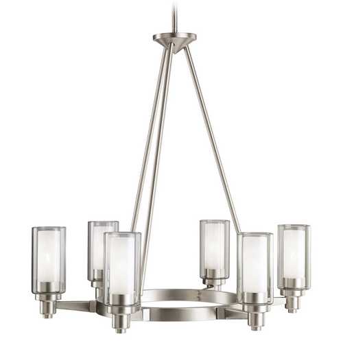 Kichler Lighting Circolo 26-Inch Chandelier in Brushed Nickel by Kichler Lighting 2344NI