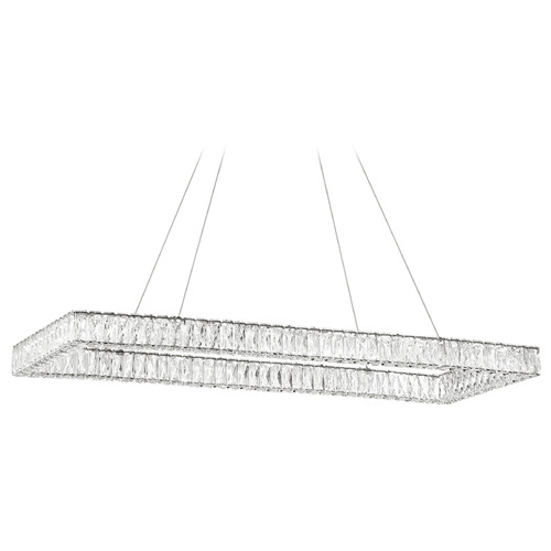 Crystorama Lighting Kinsley Polished Chrome LED Pendant Light