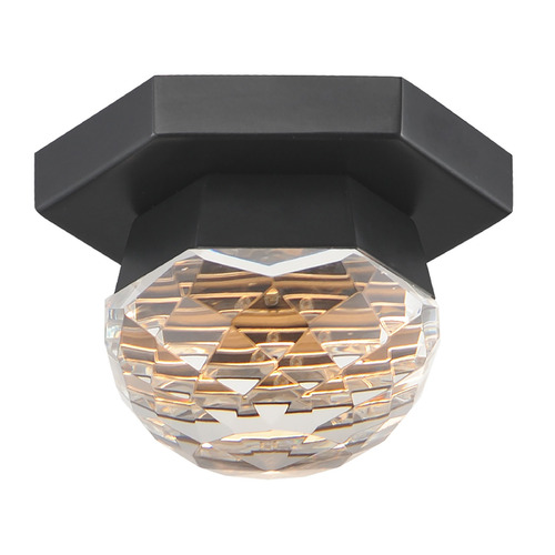 ET2 Allumettes Black LED Flushmount Light