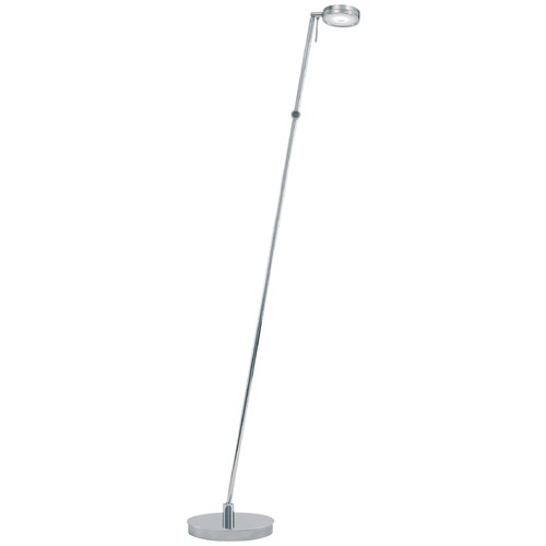 George's Reading Room LED Pharmacy Floor Lamp in Chrome by George Kovacs
