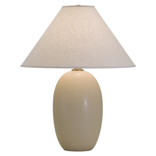 Scatchard Stoneware Oatmeal Table Lamp by House of Troy Lighting