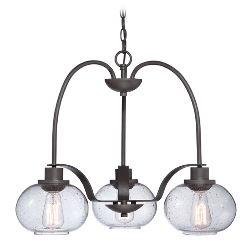 Trilogy 22-Inch Chandelier in Old Bronze by Quoizel Lighting
