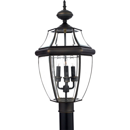 Quoizel Lighting Newbury Post Light in Medici Bronze by Quoizel Lighting NY9043Z