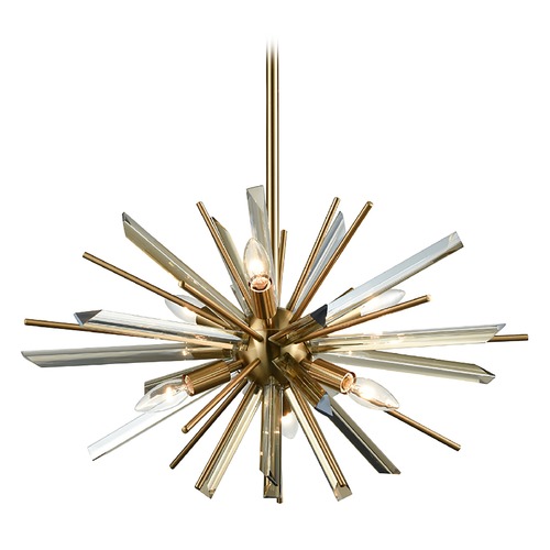 Palisades Ave. Chandelier in Antique Brass by Avenue Lighting