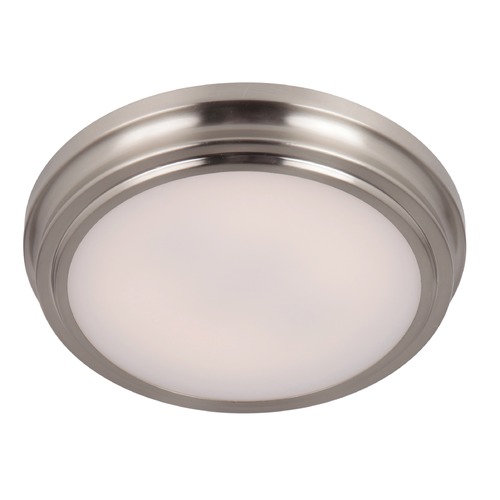 X66 9-Inch LED Brushed Polished Nickel Flush Mount by Craftmade Lighting