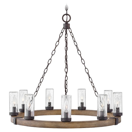 Sawyer Sequoia & Iron Rust LED Outdoor Hanging Light by Hinkley Lighting