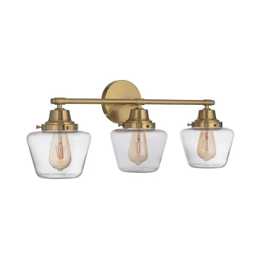 Essex 27.75-Inch Bath Light in Satin Brass by Craftmade Lighting