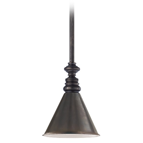 Visual Comfort Signature Collection E.F. Chapman Boston Pendant in Bronze by Visual Comfort Signature SL5125BZSLDBZ