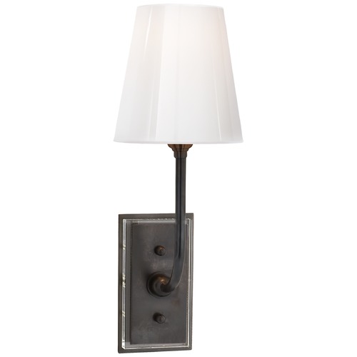 Visual Comfort Signature Collection Thomas OBrien Hulton Sconce in Bronze by Visual Comfort Signature TOB2190BZWG