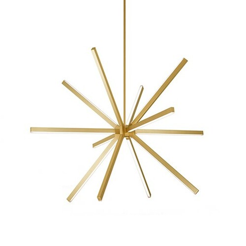 Sirius Brushed Gold LED Chandelier by Kuzco Lighting