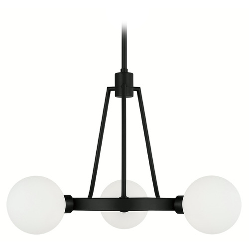 Visual Comfort Studio Collection Visual Comfort Studio Collection Clybourn Midnight Black Mini-Chandelier 3161603-112