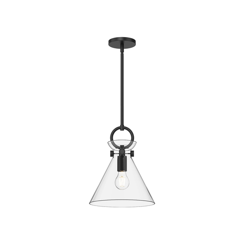 Alora Lighting Alora Lighting Emerson Matte Black Pendant Light with Conical Shade PD412511MBCL