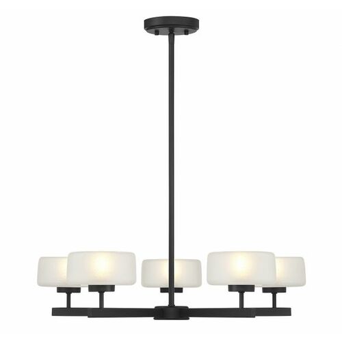 Savoy House Falster 5-Light LED Chandelier in Matte Black by Savoy House 1-5409-5-89