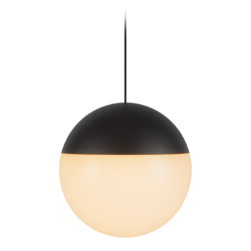 Kuzco Lighting Monae Black LED Mini-Pendant Light with Bowl / Dome Shade