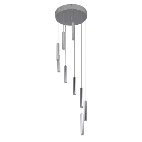 Lexi 9-Light Chrome LED Multi-Light Pendant by Craftmade Lighting