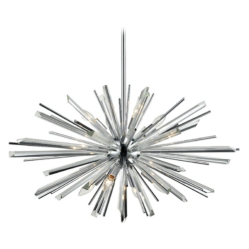 Palisades Ave. Chrome Chandelier by Avenue Lighting