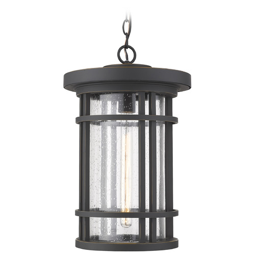 Jordan Oil Rubbed Bronze Outdoor Hanging Light by Z-Lite