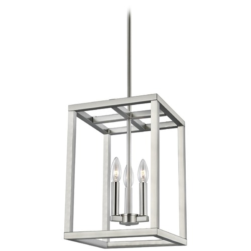 Generation Lighting Moffet Street Brushed Nickel Pendant by Generation Lighting 5134503-962