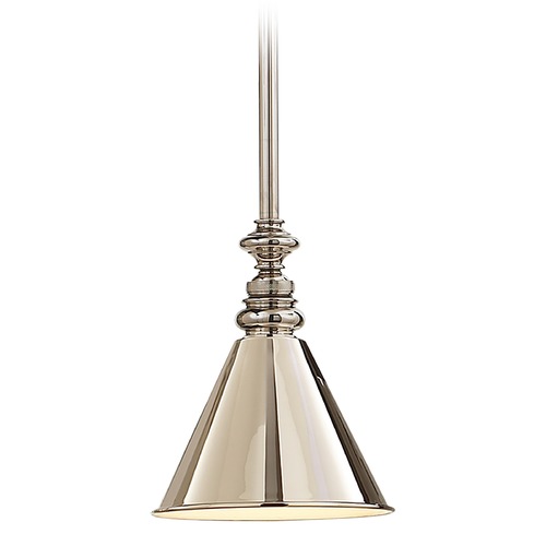 E.F. Chapman Boston Pendant in Polished Nickel by Visual Comfort Signature