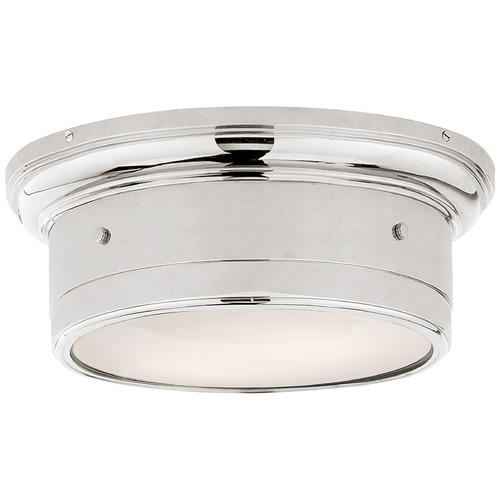 Studio VC Siena Small Flush Mount in Polished Nickel by Visual Comfort Signature