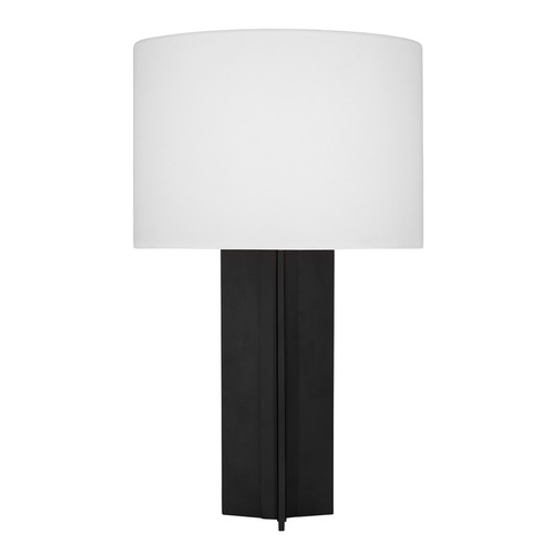 Bennett Medium Table Lamp in Aged Iron by Visual Comfort Studio