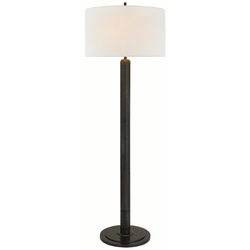 Visual Comfort Signature Collection Visual Comfort Signature Collection Longacre Bronze Floor Lamp with Drum Shade TOB1000BZ-L