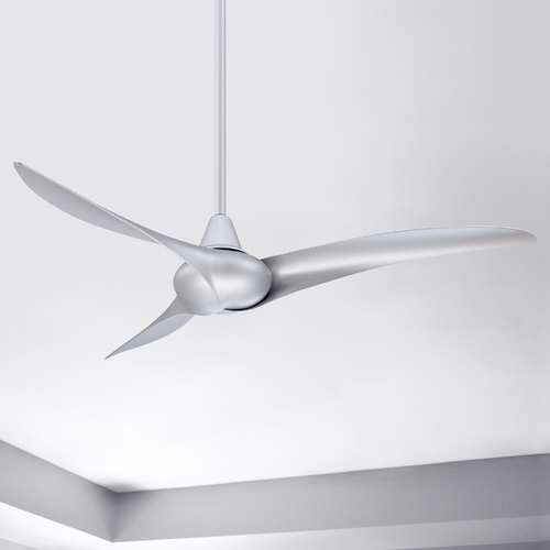 Wave 52-Inch Fan in Silver by Minka Aire